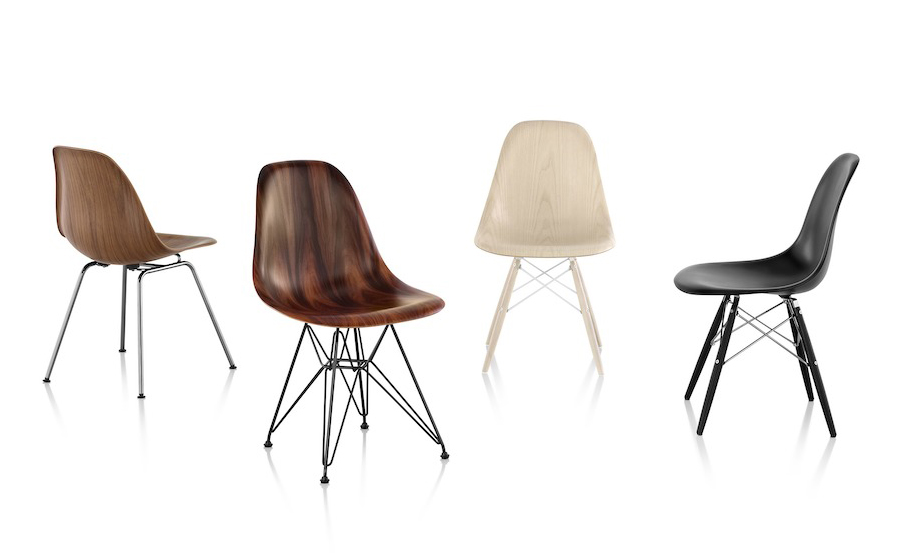Herman Miller Chair Dining Eames Molded Wood Quasi Modo Modern